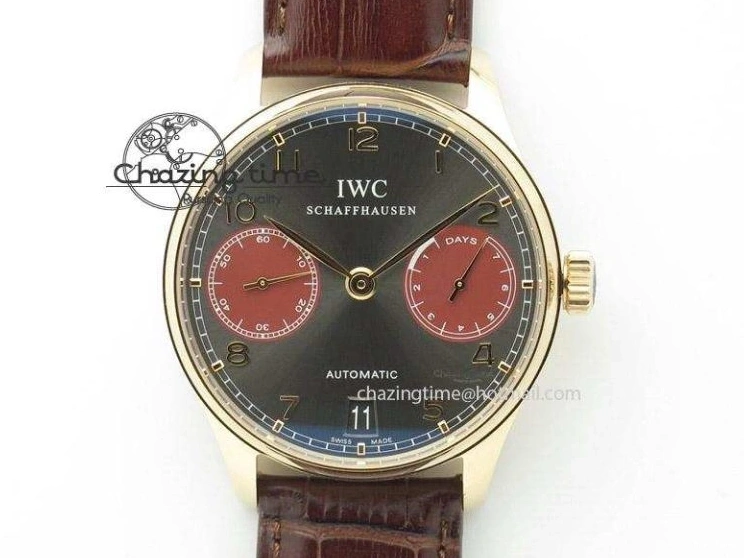 MIROTIME 0316 ZeroBulk Portuguese Real PR IW500715 SS AZF 1:1 Best Edition White Blue Dial on Blue Leather Strap A 7034